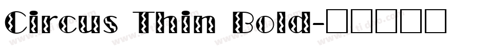 Circus Thin Bold字体转换